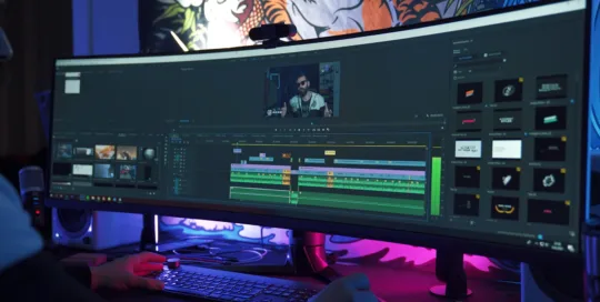 Large Wrap Monitor Image